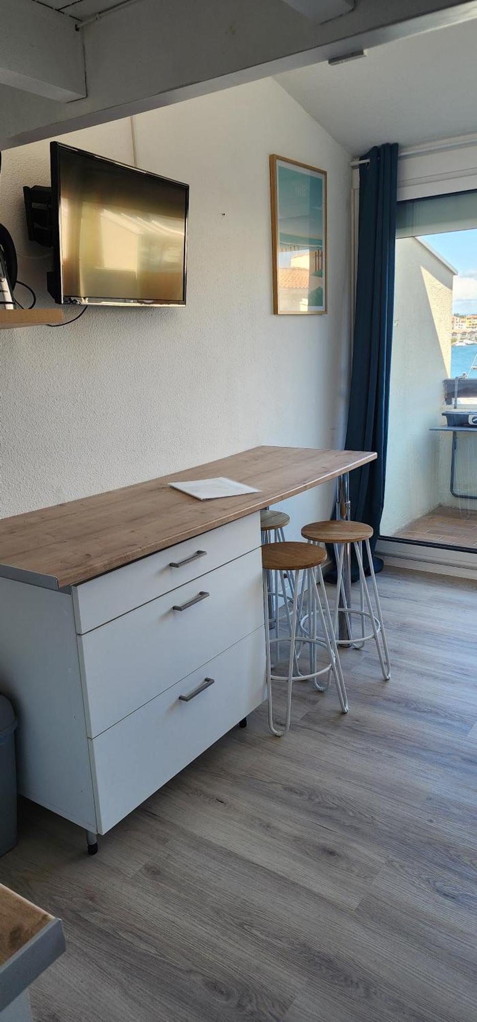 Studio Meuble Cap D Agde Avec Tres Belle Vue Sur Le Port Exterior foto